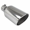 Lastplay Diesel Series Round Rolled Edge Angle Cut Bolt-On Exhaust Tip LA1838010